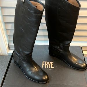 Frye Melissa Button 2 black boots
